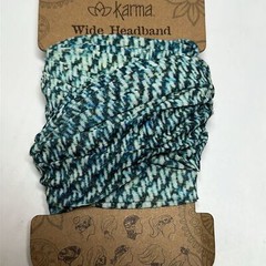 Karma Wide Denim Color Headband – #1007