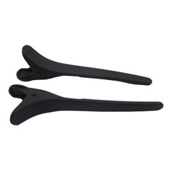6 pcs Matte Black Pro Salon Hair Clips – 110mm Duckbill Clips Clamps Hairdress