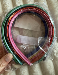 Multicolor Fabric Headband Set, Solid Colorful Design, Casual Hair Accessory