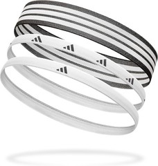 adidas Hairband Set 3 Pack Thin Headbands Multiple Colors Non-Slip