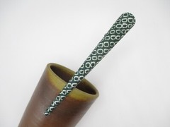 Shibori Kimono Hair Clip, 130mm Long Metal Hair Stick, Ship from USA