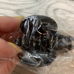Hair Claw Clip Large 4” Black Color Shiny Healthy Hair 90’s Crab Circle Nonslip