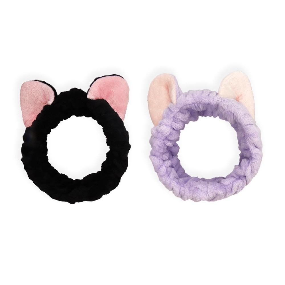 Cat Ears Headband,Wash Headband Animal for Washing ,Shower and Bath,Goth and …