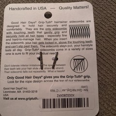 4 Combs Good Hair Days Grip Tuth Hair & Conair Small Bobby Pins Vintage
