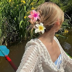 Flower Hair Claw Clips-4PCS for Thick Hair,Strong A-4pcs large colorful flower