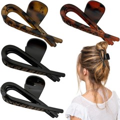 1 Count (Pack of 4), Matte black, brown-red, Glossy brown-yellow