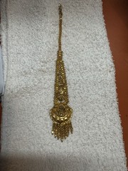 Tika hair jewelry head ornament belly dance jewelry 6.5″Long