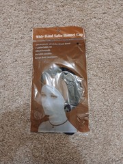 2 Wide-Band Satin Bonnet Caps