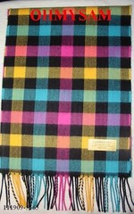 CLOSEOUT 1+1 NEW MULTI COLOR 100% ACRYLIC SCARF / FRINGE KOREA MIX 65″ x 12″