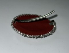 VTG Native American Southwestern Silver-tone Concho Hair Barrette Clip