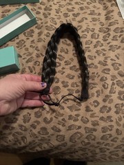 🐷 Madison Braids Dark Brown Braided Hair Headbands (Set Of 2) Halo/Arisa