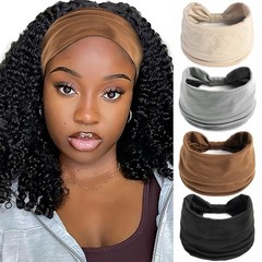 STGDAK Wide Headbands For Women Black Head 1 Count (Pack of 4), Style 84