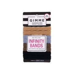 Gimme Damage-Free Infinity Hair Bands Firm-Hold No Pulling 8pc New!