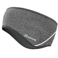 Ear Warmers Headband for Women, Reflective Fleece Winter Headband, Double Lay…