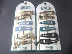 Conair By Scunci Wicked Rhinestone/Charm Hair Clips 6 Count – Lot of 2