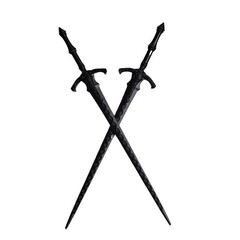 2PCS Retro Viking Hair Sticks – Black Gothic Metal Sword Hair Pins for Women,…
