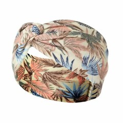 3pcs Womens Flower Printed Boho Twisted Wide Headband Turban Headwrap Hair Band