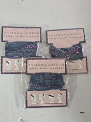 Lot of 3 Avianna Jordyn Tribal Print Stylish Headwraps for Womens Comfortable