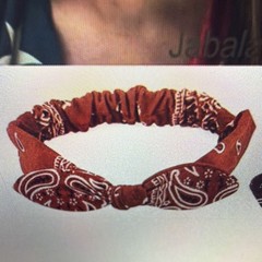 Paisley Bohemian Fabric Headband w/ Elastic Bow Accent, Multicolor