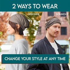 Japanese Style Headband for Men & Women | Stretch Hair Band for Sports & Daily W
