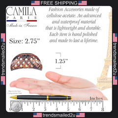 Camila Paris CP1807 French Hair Clip for Thick Long Curly Wavy Hair Girls Claw