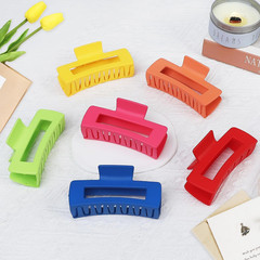 4 Inch Big Hair Claw Clips 6 Pcs Large Claw for Thick Hair Square Hair Clips for