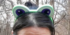 Frog Eye Headband Costume Kids Adults Cute Animal Halloween Cosplay Party Hair
