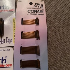 4 Combs Good Hair Days Grip Tuth Hair & Conair Small Bobby Pins Vintage