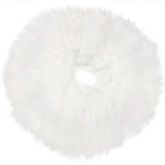 SUSULU Faux Fur Hair Bands, Set of 12 Count (Pack 1), Popular Mix Colors