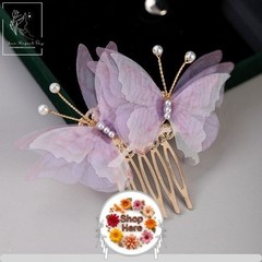 Bridal Pearl Hair Pins Floral Wedding Hair Stick Women Prom Party Hair Accessori
