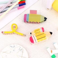 Women’s Cute Pencil Hair Claw Clips – Cute 3 Styles for Women’s Hair