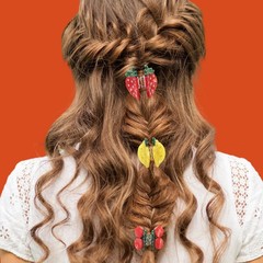 chezlena 6 PCS Fruit Hair Claw Clips for 6 Count (Pack of 1), Multicolor