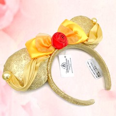 Beauty and the Beast Belle Mickey Minnie Ears Disney` Parks Store Headband