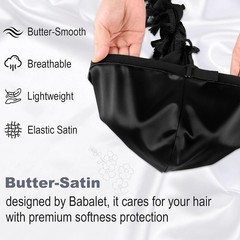 Turban for Men Women Satin Lined Durag Head Wraps Skull Cap Pre-Tie