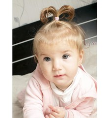 200PCS Small Hair Ties,No Crease Baby Hair Ties,Elastic Hair Ponytail Holder Hai