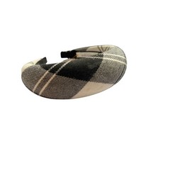 Jennifer Behr Women’s Black-White Rowan Check-pattern Thada Headband