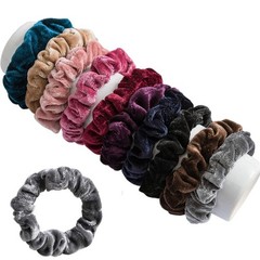 KINGMAS 10 Pcs Hair Ties 1 Count (Pack of 1), Set 10 – Velvet