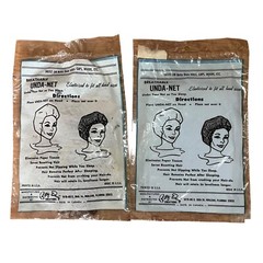6-Lot Betty Dain Hair Unda-Net #110 XL Regular Bouffant Breathable VTG USA 50s