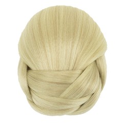 Fake Hair Braided Chignon Donut Hair Pieces Scrunchies Hair Bun For Wedding Updo