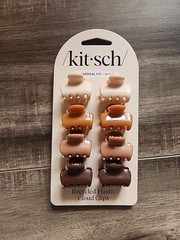 Kitsch Recycled Plastic Cloud Claw Clips 8 pc Set