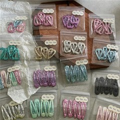 Personalized Colorful Sequins Water Drop BB Clip Bang Clip Sweet Girl Gold Powde