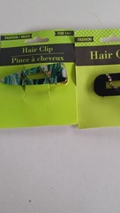 Fashion Green Marbled Beaded Hair Clip Women’s Plastic Metal Accessory Set