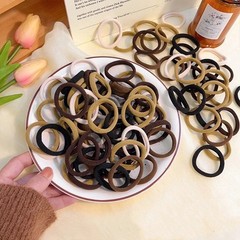 100PCS Soft Seamless Hair Ties Elastic Ponytail Holders for Thick Thin Hair
