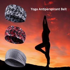 Elastic Headband Fitness Sweatband Men Women Outdoor Running Sport Wide Hairband