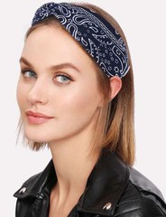 Boho Headbands 3PCS Leopard Hair Bands Knotted Turban Wraps Cloth Red Blue Black
