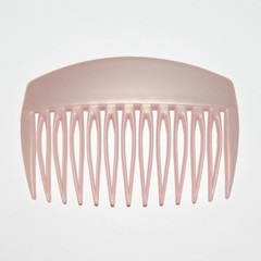 Women Hair Side Comb Matte Spring Pastel Plain Color Vintage New Made in France