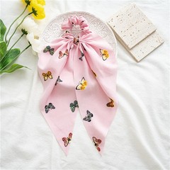 Women Chiffon Butterfly Pattern Elastic Fashion Sweet Simple Hair Accessories
