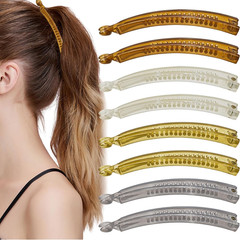 8 PCS Small Banana Clips Hair for Thin Fine Hair Matte Banana Hair Clips for …
