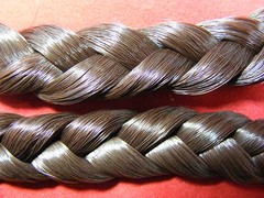 Headband Double Braided Elastic One Size Fits All Shades of Brown