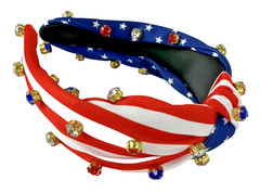 American Flag Headbands for Women Girls Independence Day 4th of July